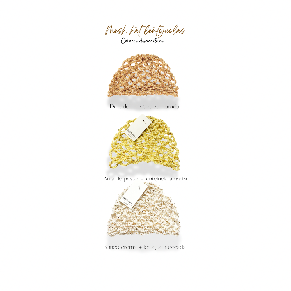 MESH HAT LENTEJUELAS