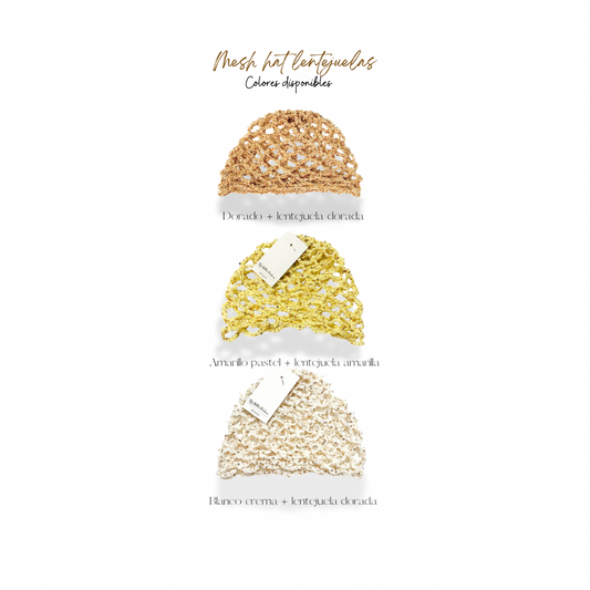 MESH HAT LENTEJUELAS