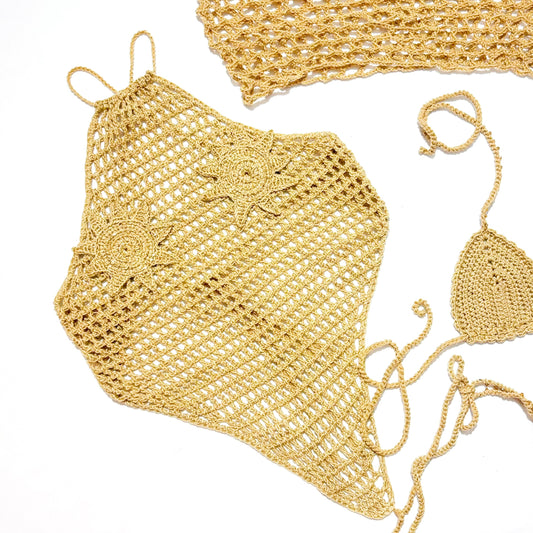 SUN HALTER TOP