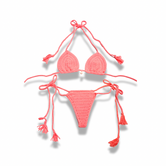 BASIC BIKINI SHELL AZUL CARIBE