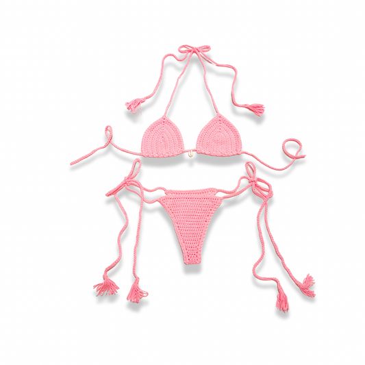 BASIC BIKINI SHELL ROSA NEÓN